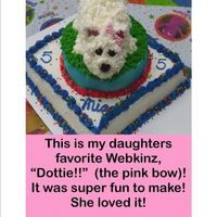 Mia's Webkinz Birthday Cake My daughters 5th birthday she wanted her favorite webkinz dog. Thank you to Shenninger who posted her adorable dog. I borrowed her idea and...
