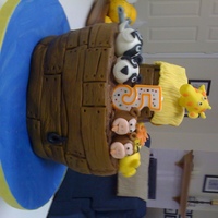 Noah's Ark This is a take on Debbie Brown's ark for my son's fifth birthday at his private Christian school. It was a lot of work, but...