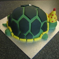 Turtle Cake I made this cake for my cousin-in-law; she found a video on youtube for this cake and asked me to make her one. The shell turned out much...