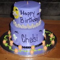 Halloween Birthday Cake 