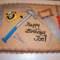 Tool Box I really enjoyed doing this cake. First time using the shimmer dust and first time molding something out of fondant. This cake was inspired...