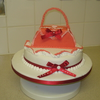 Hand Bag Cake fondant