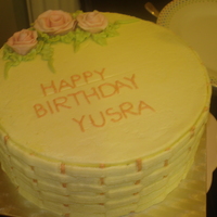 Basket Wave butter cream icing