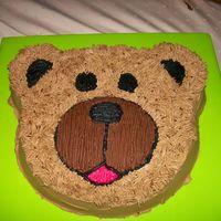 Teddy Bear This was my second try at decorating cakes and I had so much fun! Thank you all for your tips.