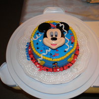Mickey Mouse Smash Cake Mickey Mouse smash cake