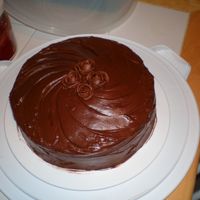 Chocolate Swirl W/ Flowers 