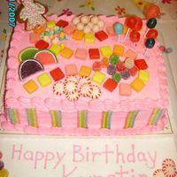 Candy Land Birthday Cake Thanks to ellepal for the inspiration. AND, this was 9x13. I would suggest a larger cake to allow more space for the decorations.