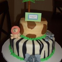 Safari Cake This is a banana flavored cake with a banana frosting. Really enjoyed making this cake. Got the idea from this website. Thanks for the...