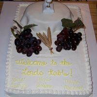 Lord's Table This is a cake I did for First Communion