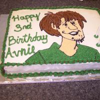Shaggy This was a birthday cake for a little Scooby-doo fan who loves Shaggy