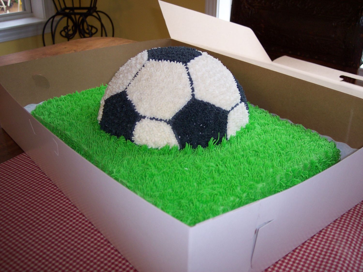 Soccer 1/2 sheet with 1/2 ball