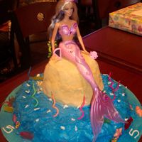 Mermaid Party This cake was fun to make.
