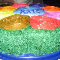 Flower Power Side of the cake