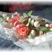 Carnations My first try on carnations. I'm not so good at it. I can't figure out how to get the frills right. They like to tear. The round...