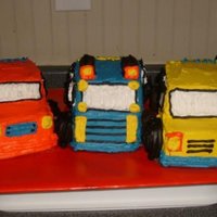 Trucks three little trucks for my friends son