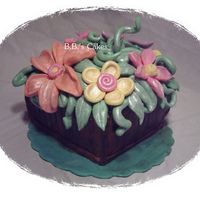 Whimsy Bridal Shower Cake All mmf ,rlb's yellow cake, inspired by a Bronwen Weber design.