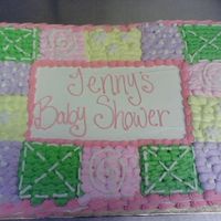Mommy Baby Blankie okay so this lady had no idea what she wanted for her baby shower cake. She didn't want the typical baby blocks/pins/diaper...