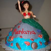 Mermaid For My Not So Little Girl My daughter requested a doll cake for her 9th birthday. She didn't want another Ariel cake. When she saw the wondermold box she...