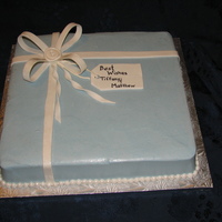 Oops....wrong Names! This cake was actually meant for Tiffany and Herb, not Tiffany and Matthew...had to do some quick thinking....The cake is 1/2 chocolate, 1/...