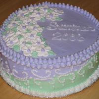 Summer 2006 I was trying to do the two toned cake -- someone else did a white/peach combo on this site and it was gorgeous. My first attempt really...