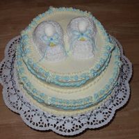 Baby Bootie Cake 