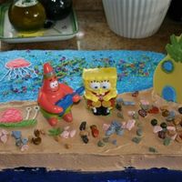 Sponge Man And His Friends Under the sea with Sponge Bob and his friends. Complete with melted chocolate pineapple house.