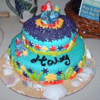 Ariel Cake This was for my daughter's 5th birthday. All MMF, not a drop of cake left!