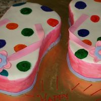 Flip Flops! These were made for a little girls birthday to match her invitation. I had a lot of fun making these! I couldn't have done it without...