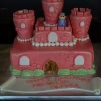 Princess Cake I made this cake for my four year old daughter's best friend's birthday. The cake was chocolate and the towers are strawberry...