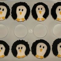 Penguin Cupcakes! I made these to go with my daughter's Penguin birthday cake...kids always love cupcakes!!
