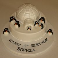 Penguin Birthday Cake I made this cake for my daughter's 3rd birthday. She loooves penguins so it was obvious what the theme was going to be! This was my...