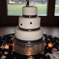 Rachael And Jason Wedding Cake A friend trust me to do her wedding cake I was nervous glad at the end everything went fine and she likes it.Botton tier Coconut cream with...