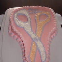 Siccors For My Hairdresser Tijeras echas en bizcocho dominicano y merengue.