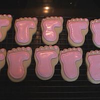 Shower Cookies These were inspired by edencakes cookies. They are not as neat as hers, but they were a big hit at the shower. No fail cookies with...