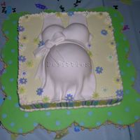 Crystal's Baby Shower Cake This was inspired by didi5's belly cake. I wanted to thank her for her help also!It was made for my daughter's baby shower last...