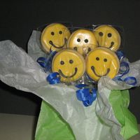 All Smiles Cookie Bouquet Made for someone who is always smiling and cheery!