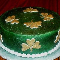 Shamrock Cake all edible