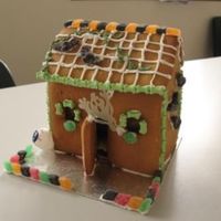 Halloween House My first gingerbread house!