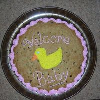 Giant Baby Shower Cookie 