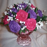 Cupcake Roses The first time I made cupcake roses. It was lots of fun, and I am hoping to surprise the mom's tomorrow!! :) Thanks for looking!