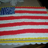 Just 4 Fun butter cake and buttercream icing. i just wanted to practice. so i was playing around.