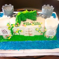 Castle Cake His And Hers Here is the other side of the same cake.