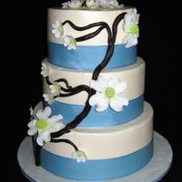 Small Dogwood Another shot at the dogwood cake. I like the centers of these flowers better than my last.