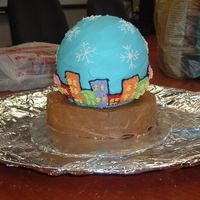 Holiday Snowglobe Snowglobe with city