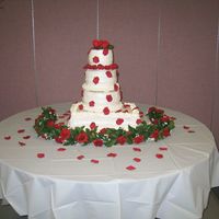 Bridal Shower This was for a bridal shower that had 125 guests--the same size as my entire wedding! Chocolate and yellow cake with chocolate mousse...