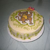 Monkey Business Ice Cream Cake White chocolate cake, from scratch based on a dear friend's recipe, I must say it was the best I've ever had. Mint chocolate chip...