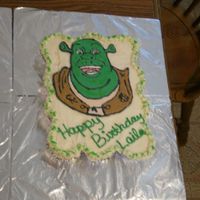 Shrek Cake Shrek Color Fill cupcake cake!