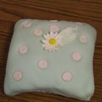 Tiny Pillow Cake My very first attempt at a pillow cake. I wasn't used to a new fondantrecipe, so the edges aren't exactly how I wanted them....