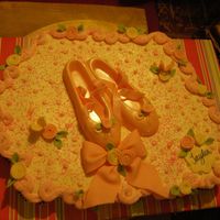 Ballerina Birthday Cake 