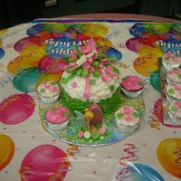Tinkerbell Giant Cupcake! 